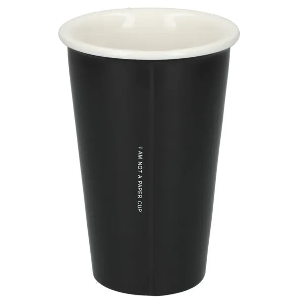 I'm not a paper cup 10oz ceramic tumbler