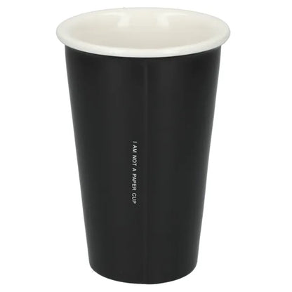 I'm not a paper cup 10oz ceramic tumbler
