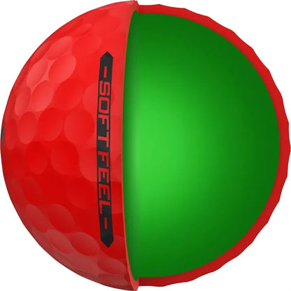 Srixon Soft Feel BRITE Golf Balls - 3 Pack