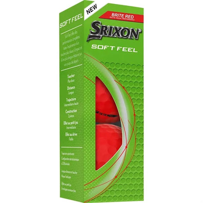 Srixon Soft Feel BRITE Golf Balls - 3 Pack