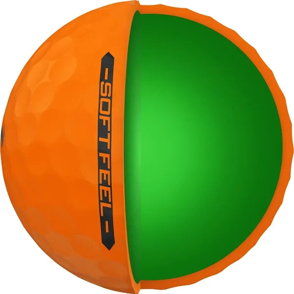 Srixon Soft Feel BRITE Golf Balls - 3 Pack