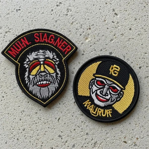 4 inches 100% Custom Embroidered Patches - Peel & Stick