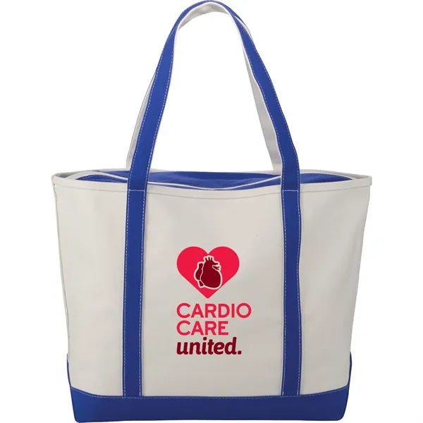 Baltic 24oz Cotton Canvas Tall Zippered Tote