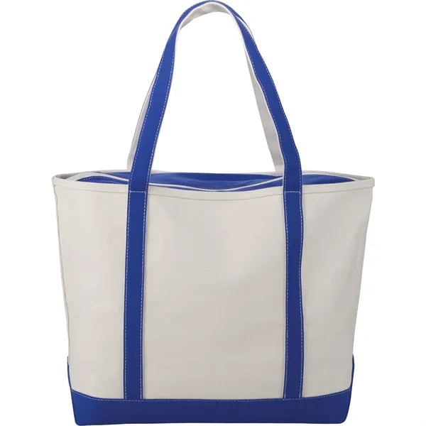 Baltic 24oz Cotton Canvas Tall Zippered Tote