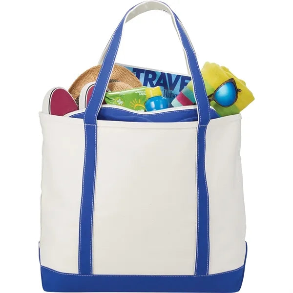 Baltic 24oz Cotton Canvas Tall Zippered Tote