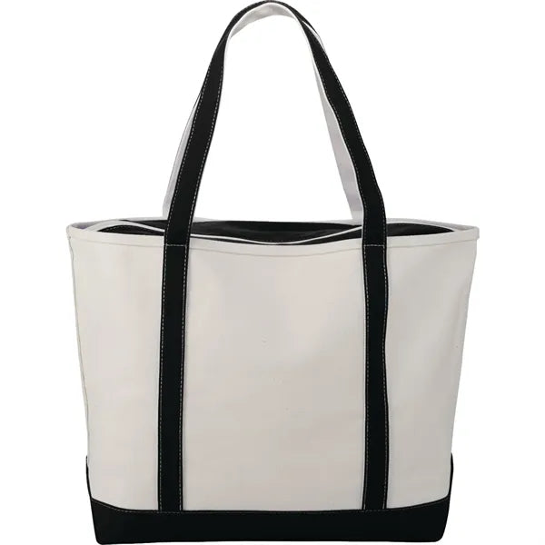 Baltic 24oz Cotton Canvas Tall Zippered Tote