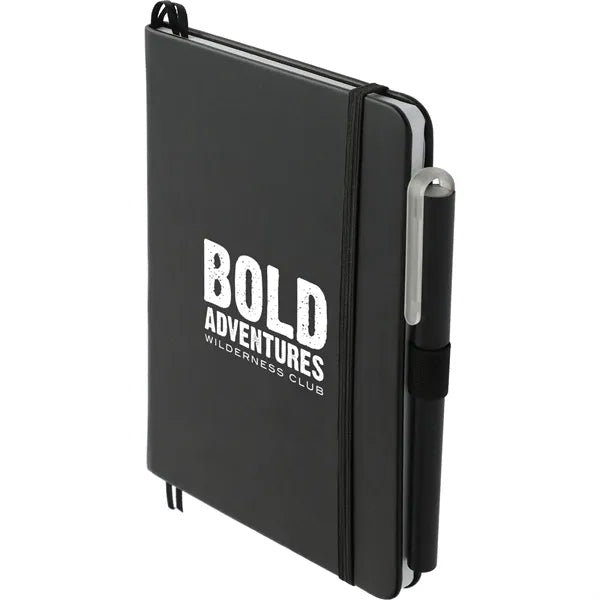 5" x 7" Recycled ing Bound Notebook w Pen