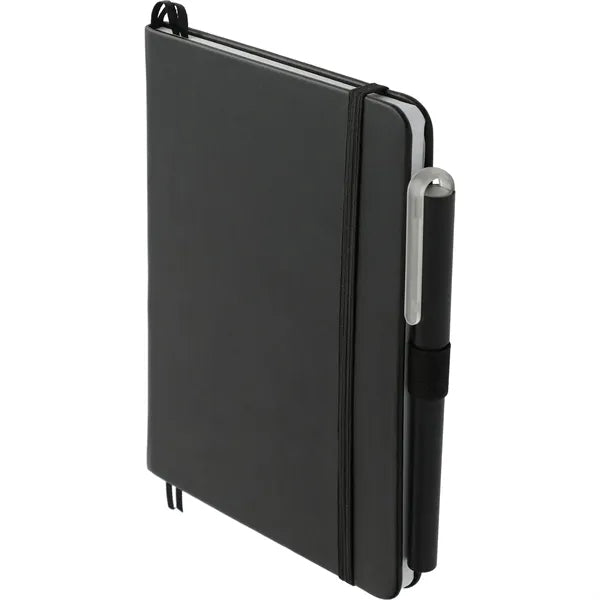 5" x 7" Recycled ing Bound Notebook w Pen