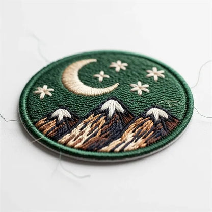 5 inches 100% Custom Embroidered Patches - Peel & Stick