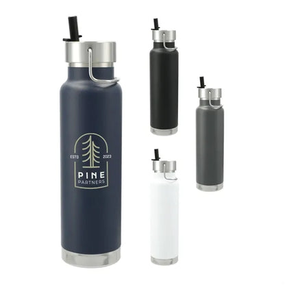 Thor Copper Vacuum Insulated Bottle 25oz Straw Lid