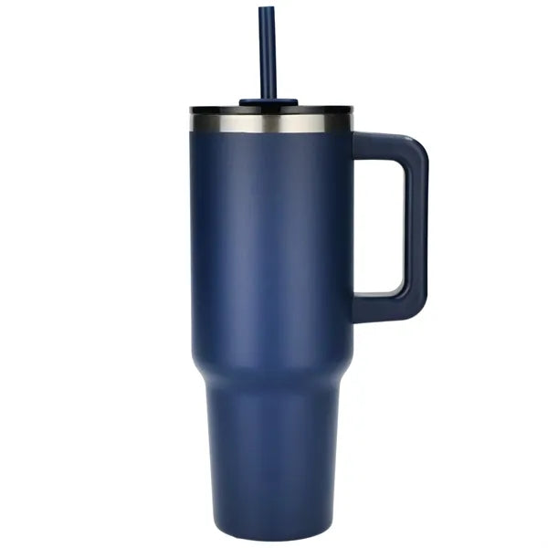 Pinnacle Recycled Travel Tumbler with Straw 40oz