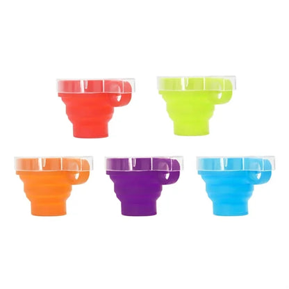 3oz. Collapsible Silicone Travel Cup with Handle