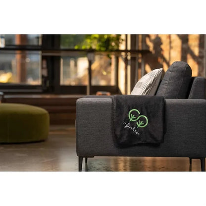 100% Recycled PET Fleece Blanket with RPET Pouch