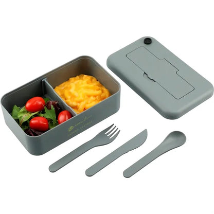 Bamboo Fiber Lunch Box with Utensils