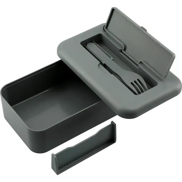Bamboo Fiber Lunch Box with Utensils