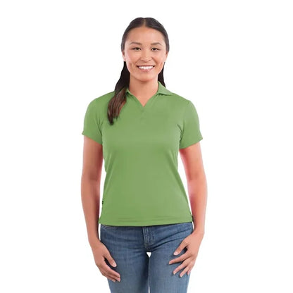 Women's MORENO TEXT MICRO SS POLO