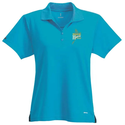 Women's MORENO TEXT MICRO SS POLO