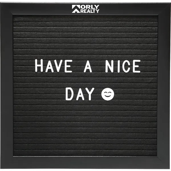Felt Board with Letters