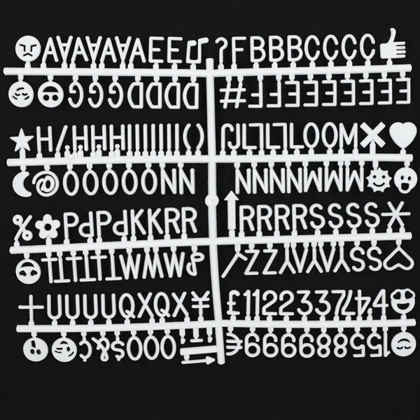 Felt Board with Letters