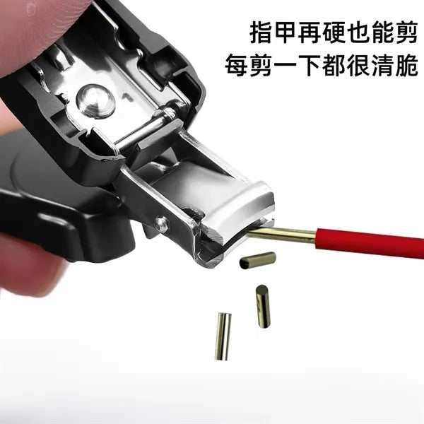 Portable Folding Nail Clipper Keychain Travel Grooming Tool