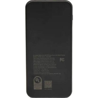 UL Listed 10000 mAh 20W Digital Display PowerBank