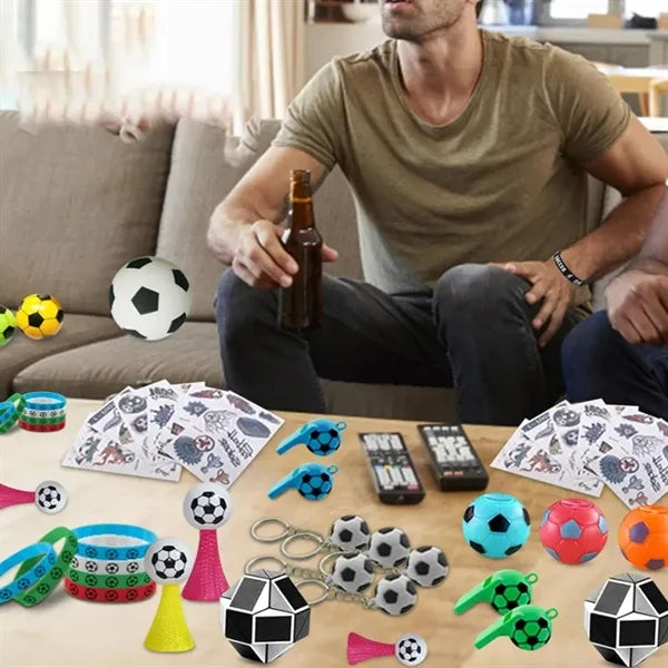 51 in 1 Soccer Themed Promotional Item Assortment