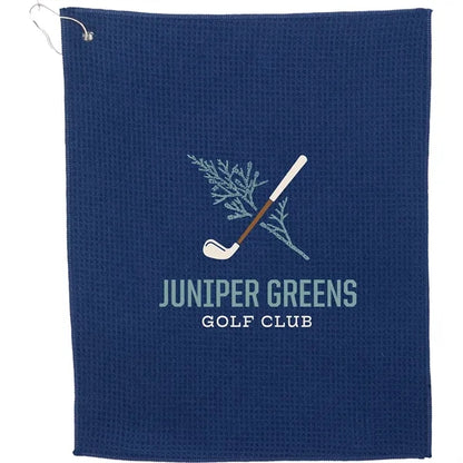 15" x 18" Recycled 200g Microfiber Waffle Towel