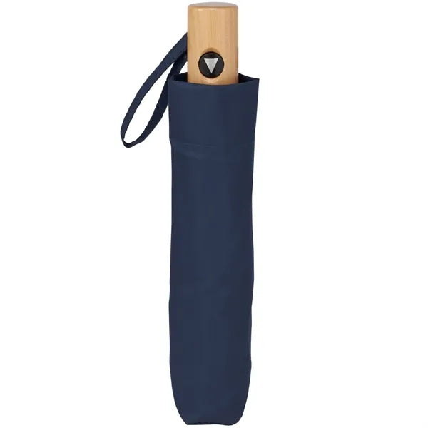 42" Recycled Folding Auto Open Umbrella