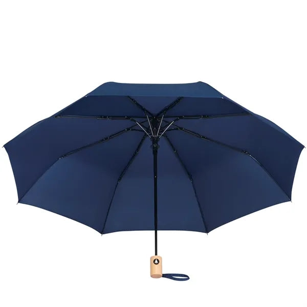 42" Recycled Folding Auto Open Umbrella