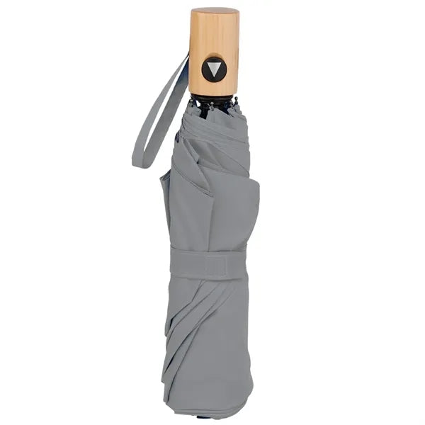 42" Recycled Folding Auto Open Umbrella