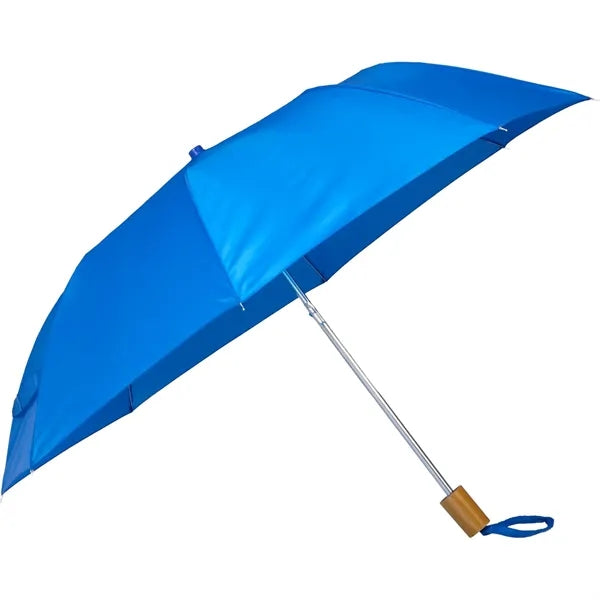42" Recycled Folding Auto Open Umbrella