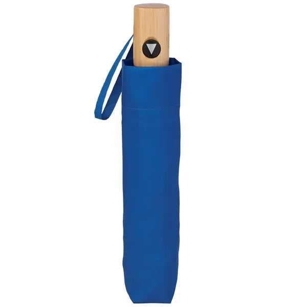 42" Recycled Folding Auto Open Umbrella