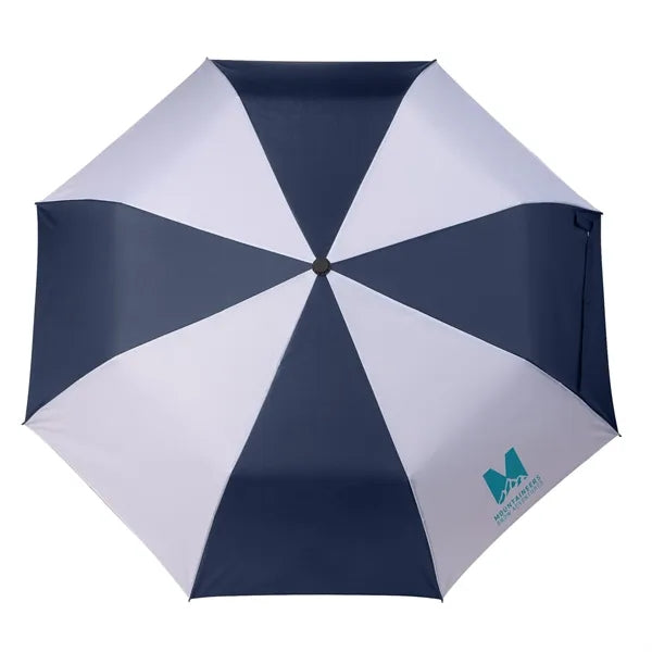 42" Recycled Folding Auto Open Umbrella