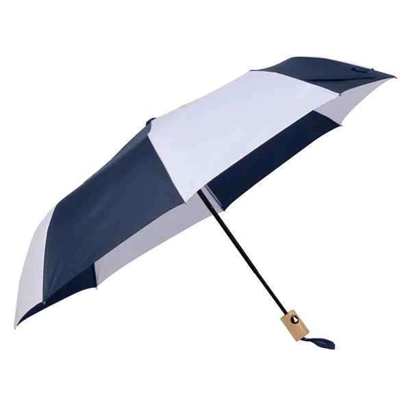 42" Recycled Folding Auto Open Umbrella