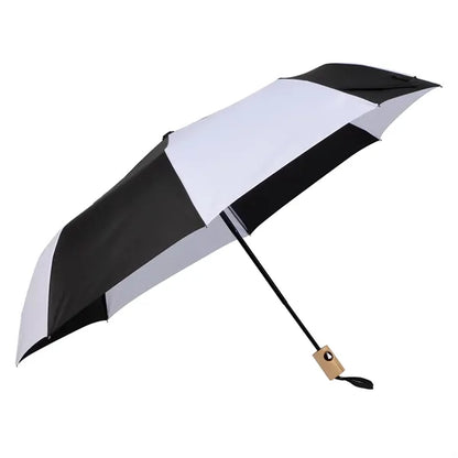 42" Recycled Folding Auto Open Umbrella