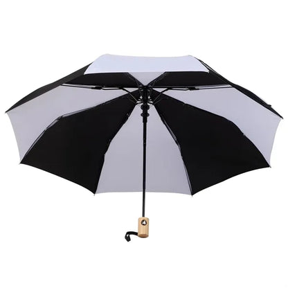 42" Recycled Folding Auto Open Umbrella