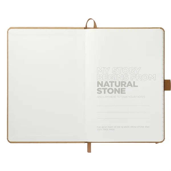 5.5" x 8.5" Washable Kraft Stone Bound Journal