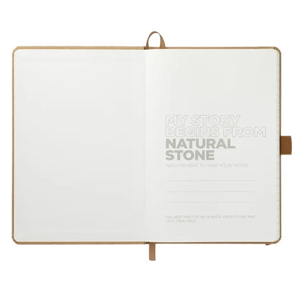 5.5" x 8.5" Washable Kraft Stone Bound Journal