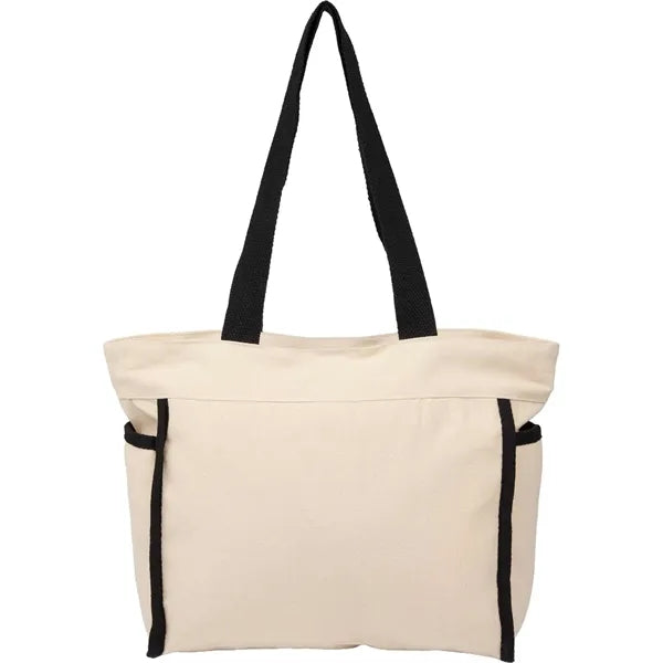 10oz Organic Cotton Accent Tote