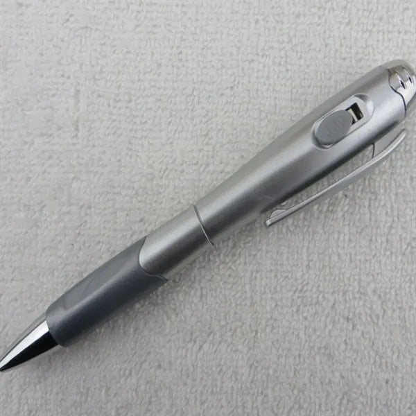 Multi-Function Ballpoint Pen with LED Flashlight