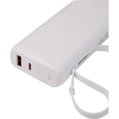 UL Listed 10,000 mAh 20W PD Power Bank with AC Plu