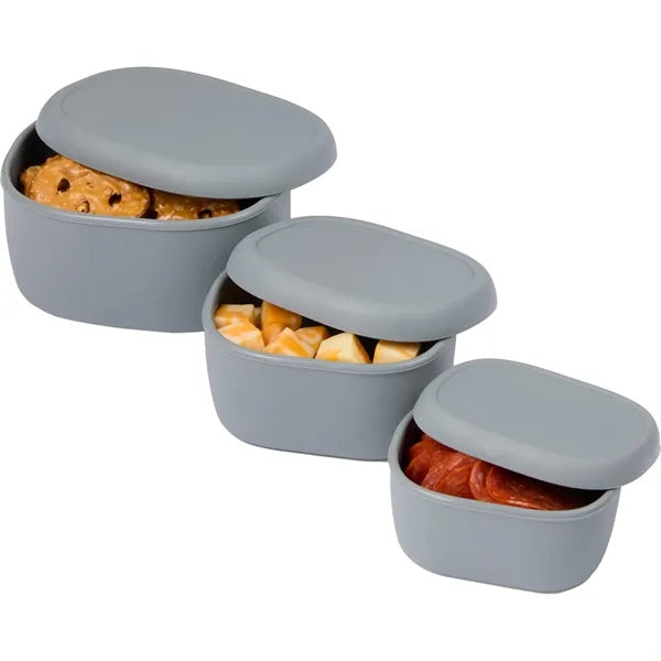 Zili Silicone Small Storage Containers - set of 3