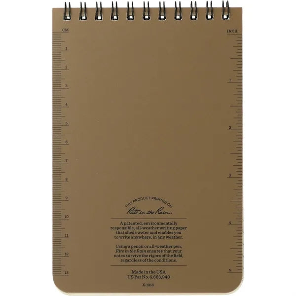 4' x 6' Rite in the Rain Top Spiral Notebook