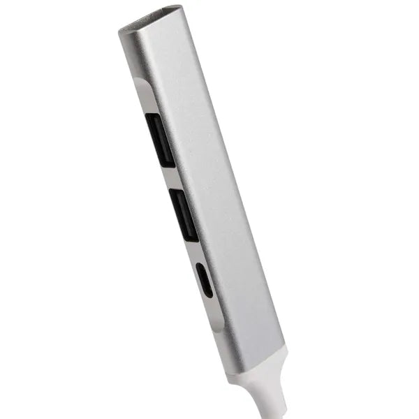 Aluminum 4-Port USB-A and C Hub