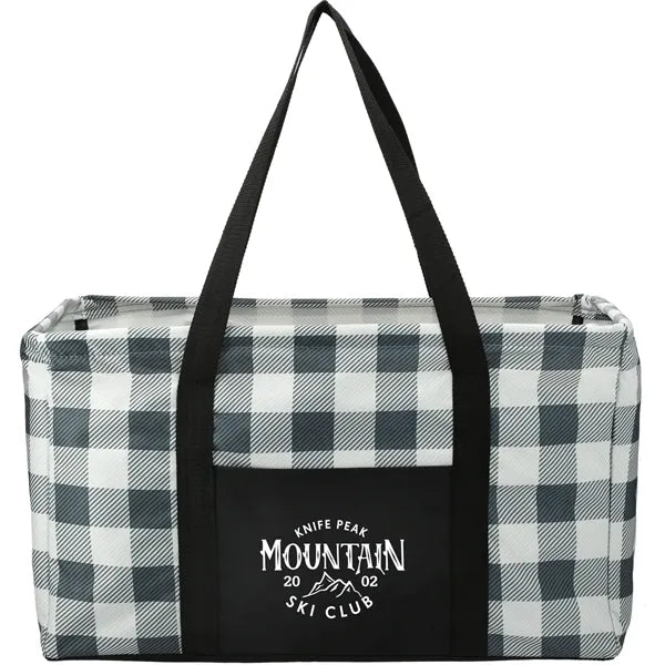 Buffalo Plaid Utility Tote