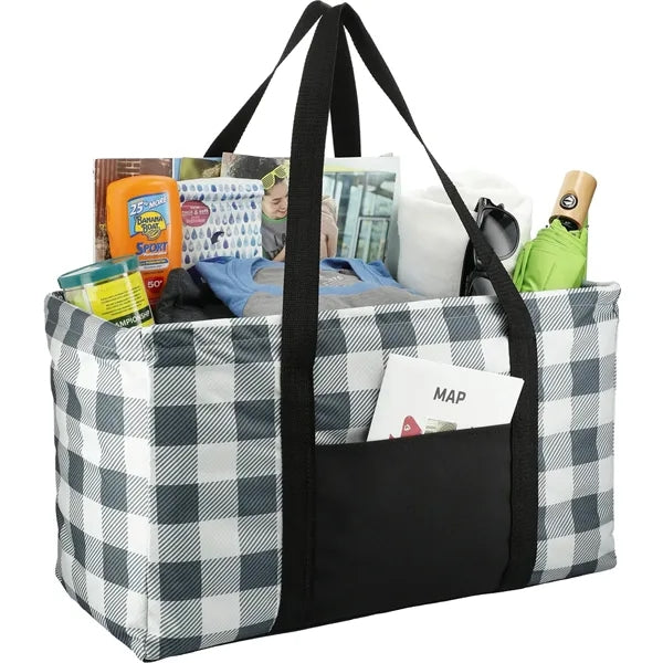 Buffalo Plaid Utility Tote