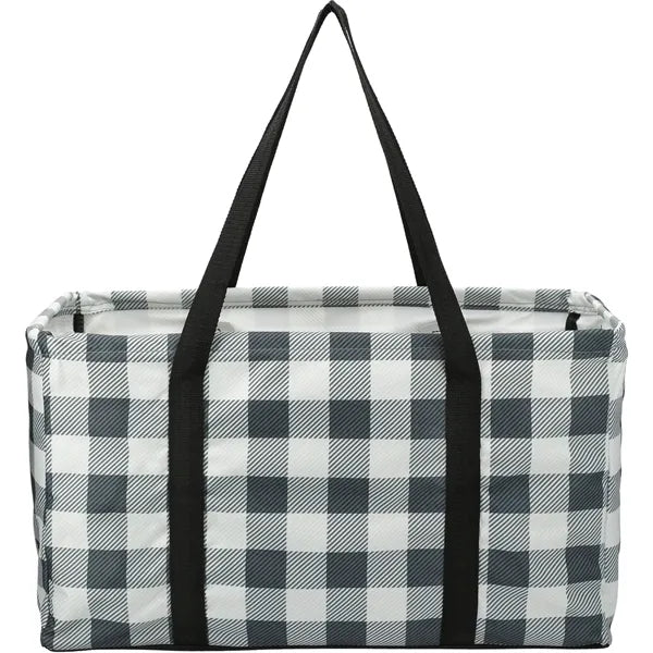 Buffalo Plaid Utility Tote