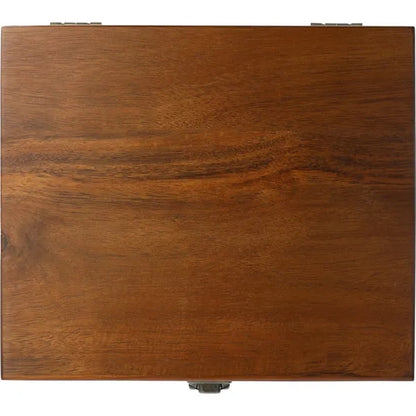 Graze Wood and Metal Wine Set