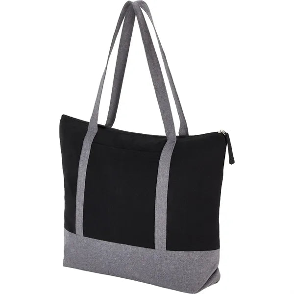Repose 10oz Recycled Cotton Zippered Tote