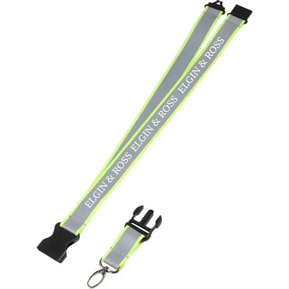 Recycled Polyester Reflective Lanyard
